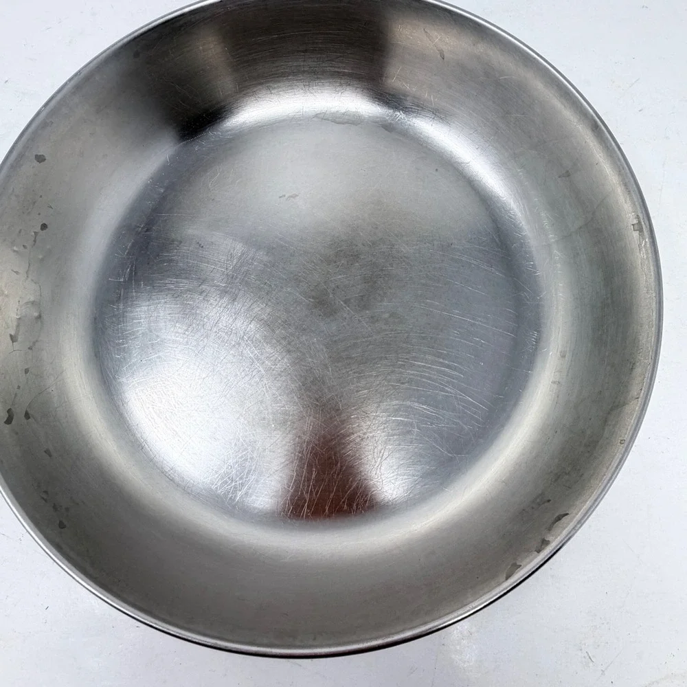 Vintage Revere Ware 1801 9 Inch Skillet Copper Clad Bottom Fry Pan Clinton IL